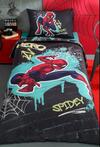 Özdilek Nevresim Takımı Tek Kişilik Ranforce Lisanslı Spiderman Street Gri