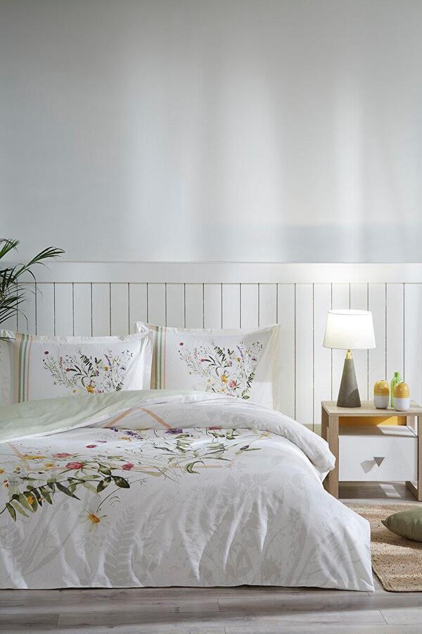 Özdilek Nevresim Takımı Çift Kişilik Ranforce Fujer Yeşil