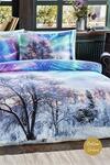 Özdilek Nevresim Takımı Çift Kişilik Ranforce Northern Lights Mint