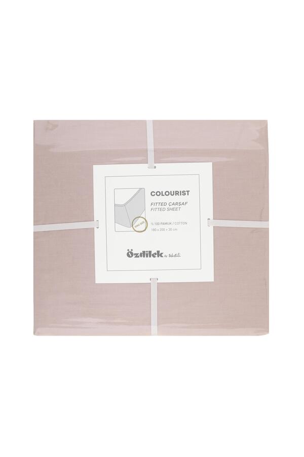 Özdilek Çarşaf Çift Kişilik Fitted 160*200 Colourıst Toprak