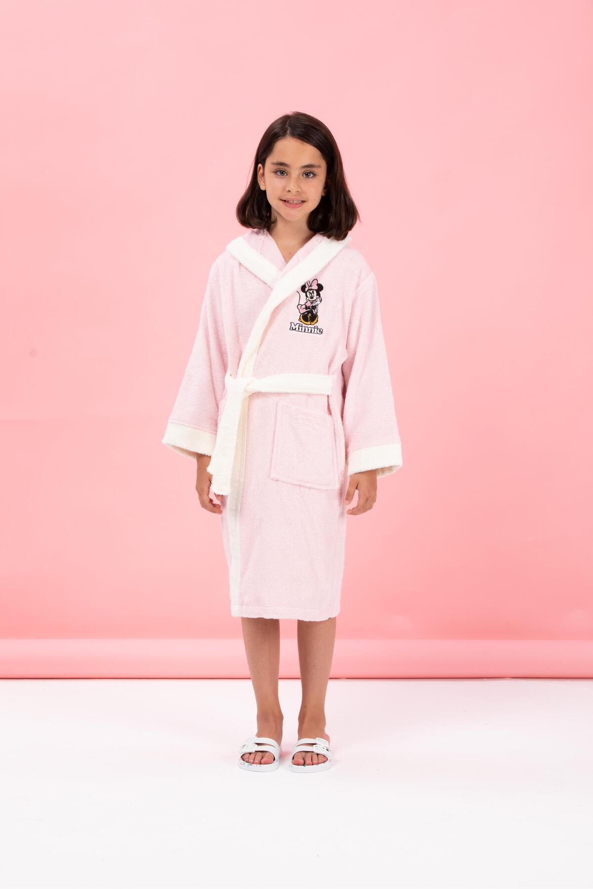 Özdilek Bornoz Çck.Dis. Nak.Mıckey Mınnıe Happy 7-8 Y. Pembe