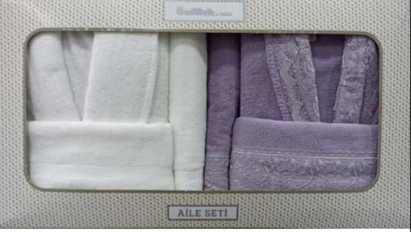 Özdilek Aile Seti Fıdelya Krem -Lila