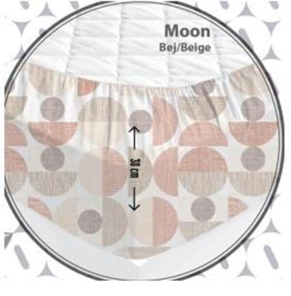 Özdilek Çarşaf Tek Kişilik Fitted Moon Bej