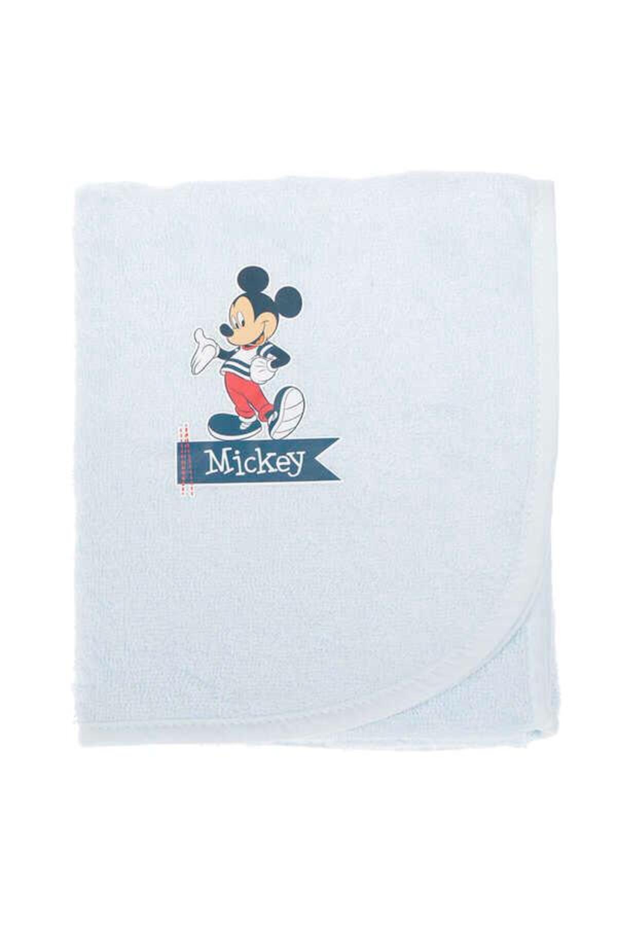 Özdilek Bebe Pelerini Baby Mickey Mavi