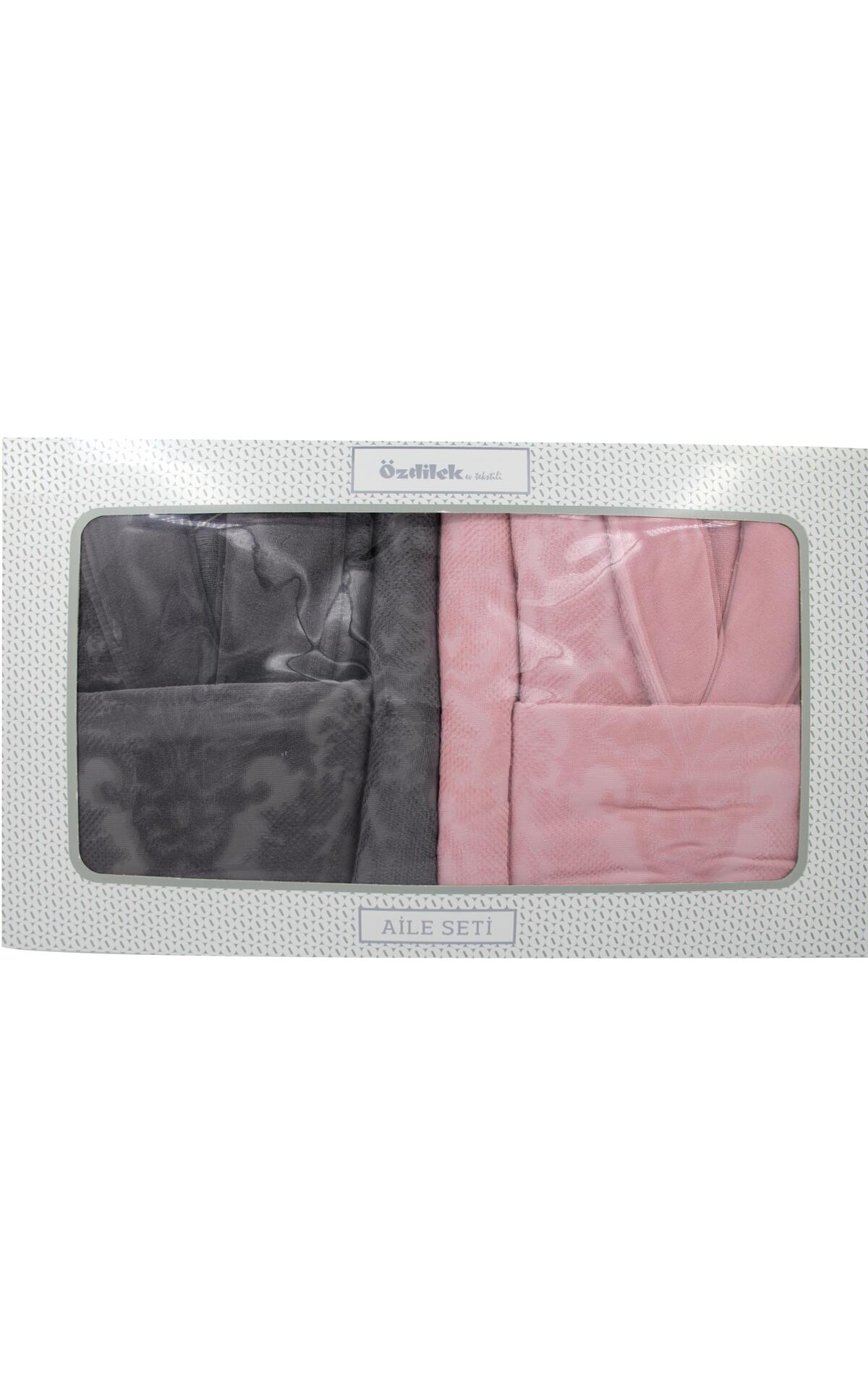 Özdilek Aile S. Curve Pembe-Antrasit