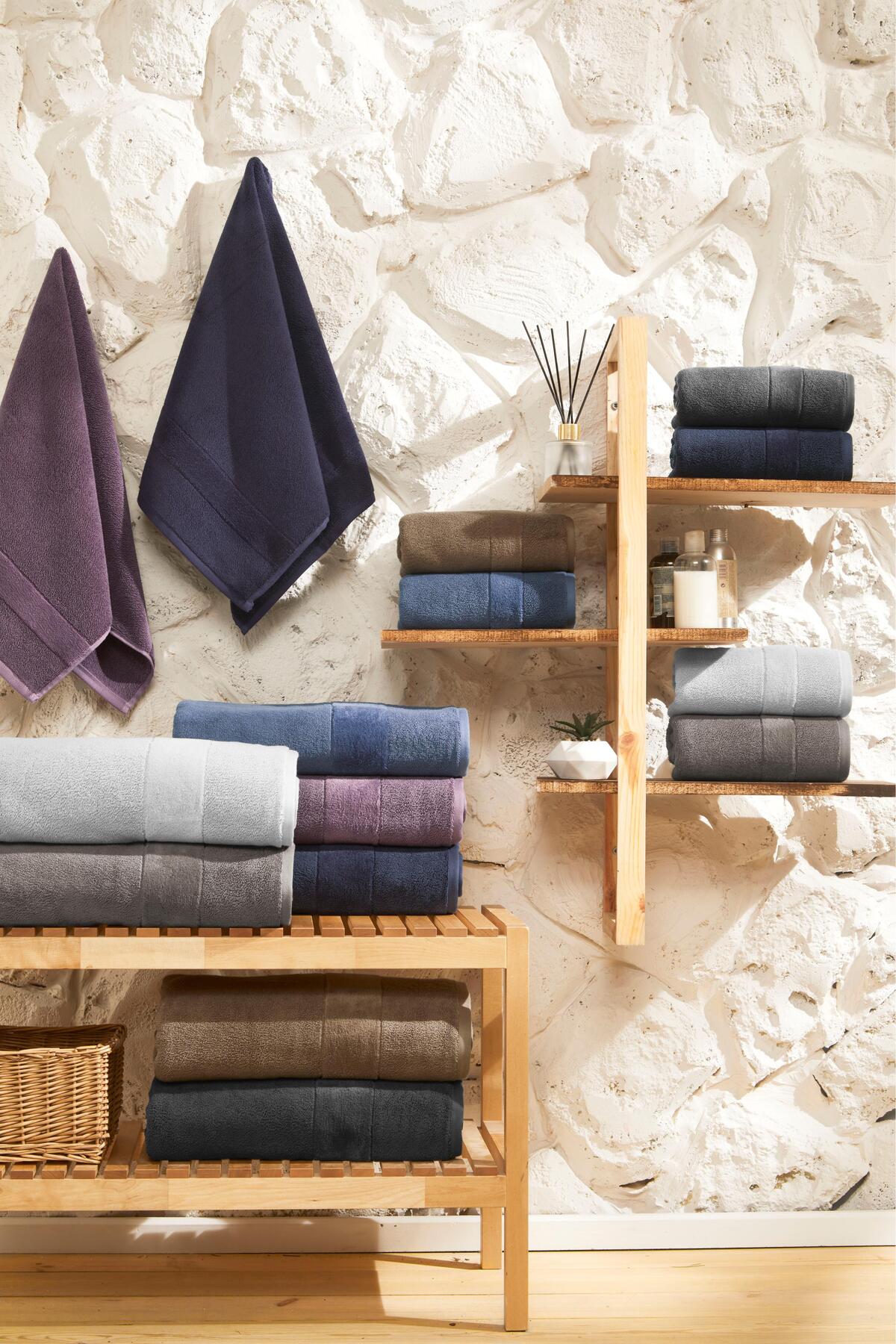 Özdilek Banyo Havlusu 90*150 Soft Premıum K.Gri