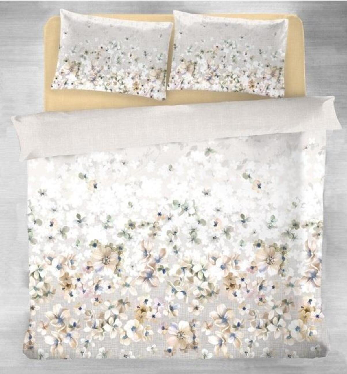 Nev Nevresim Takımı Tek Kişilik Ranforce Flor Sarı