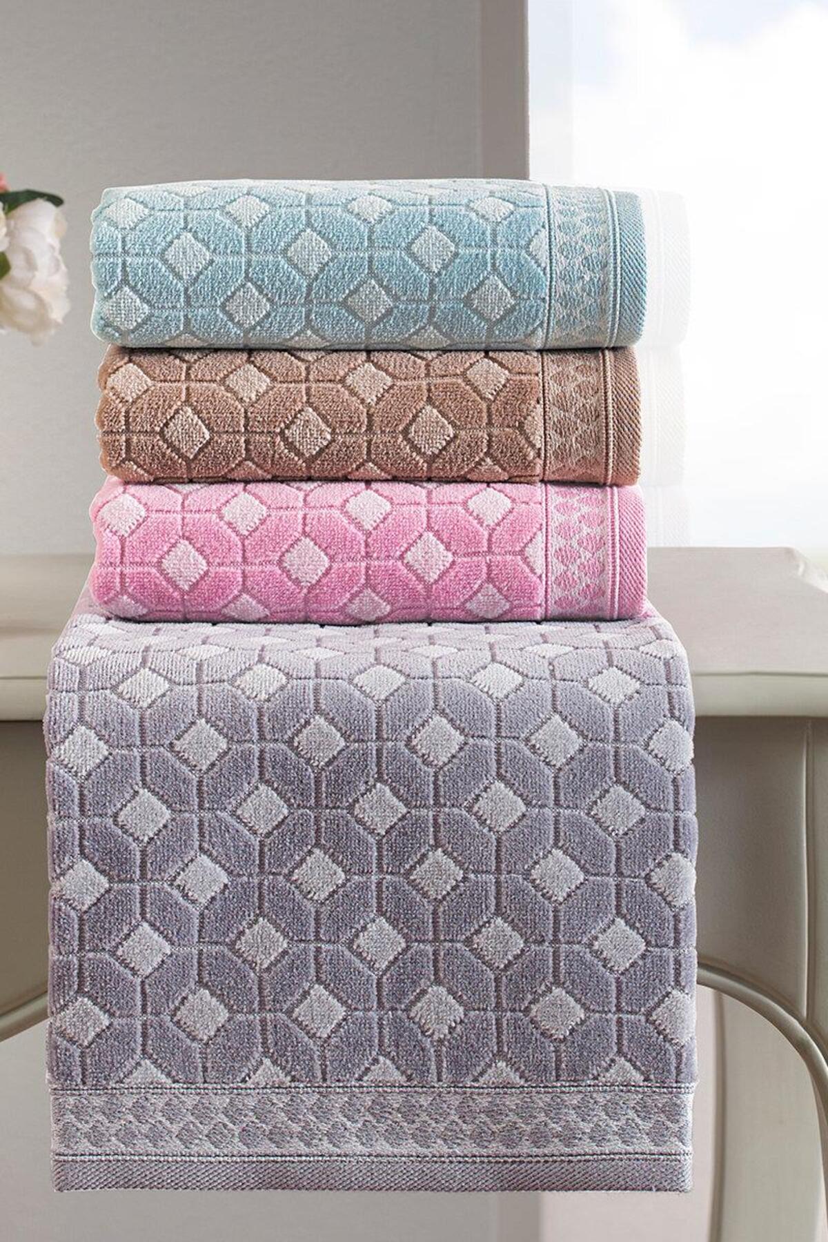 Özdilek Banyo Havlusu 90*150 Decora Bej