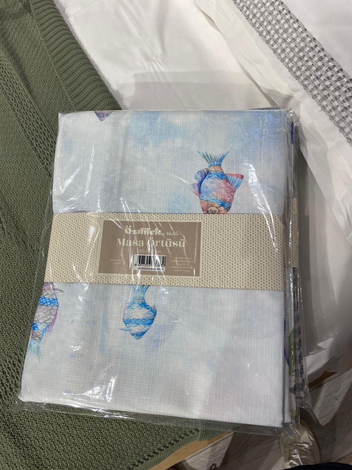 Özdilek Masa Örtüsü Baskılı 150*220 Estıva