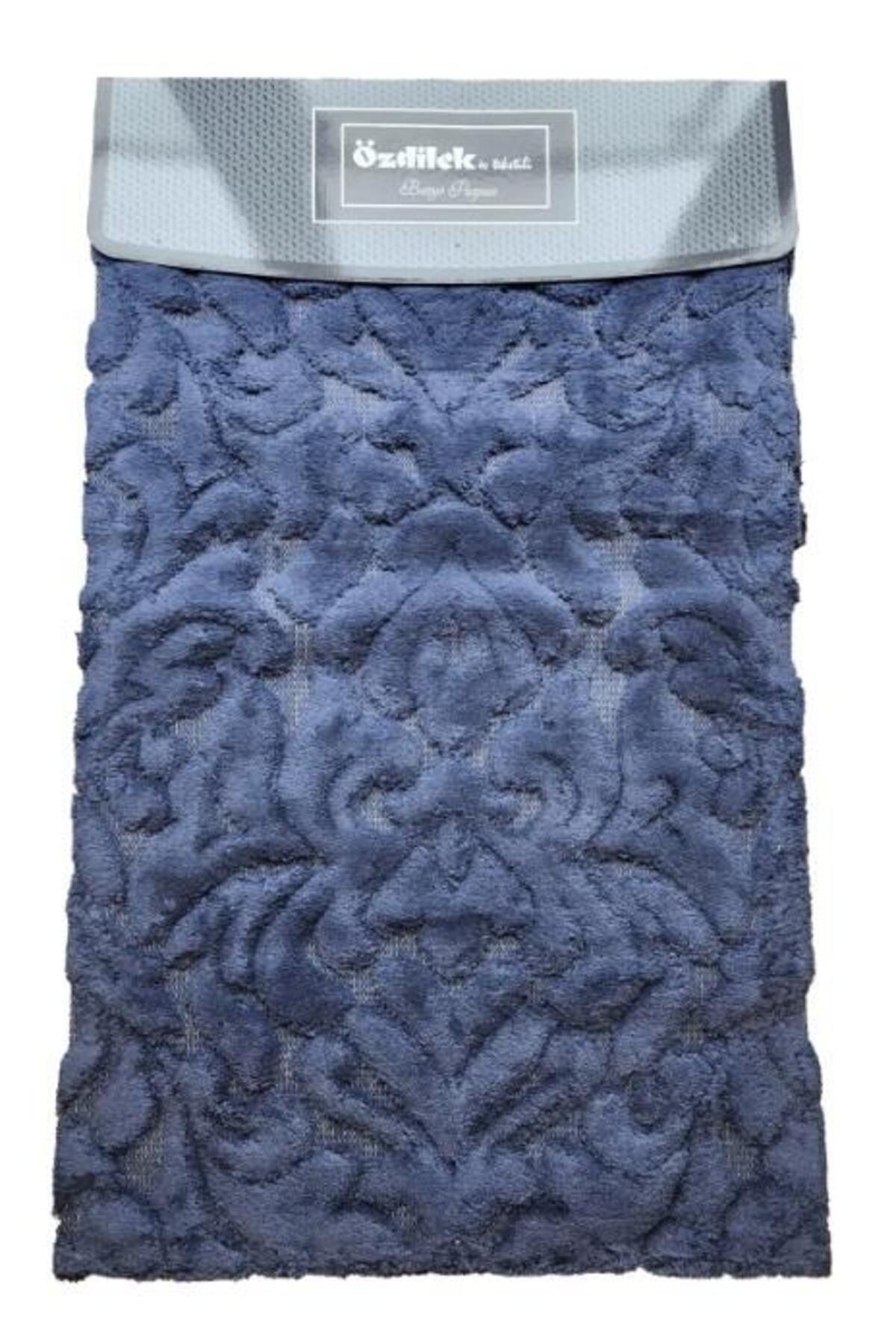 Özdilek Klozet Takımı Pamuk Halın Denim (Dy)
