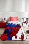 Özdilek Battaniye Tek Kişilik Lisanslı Spiderman Blue City Soft