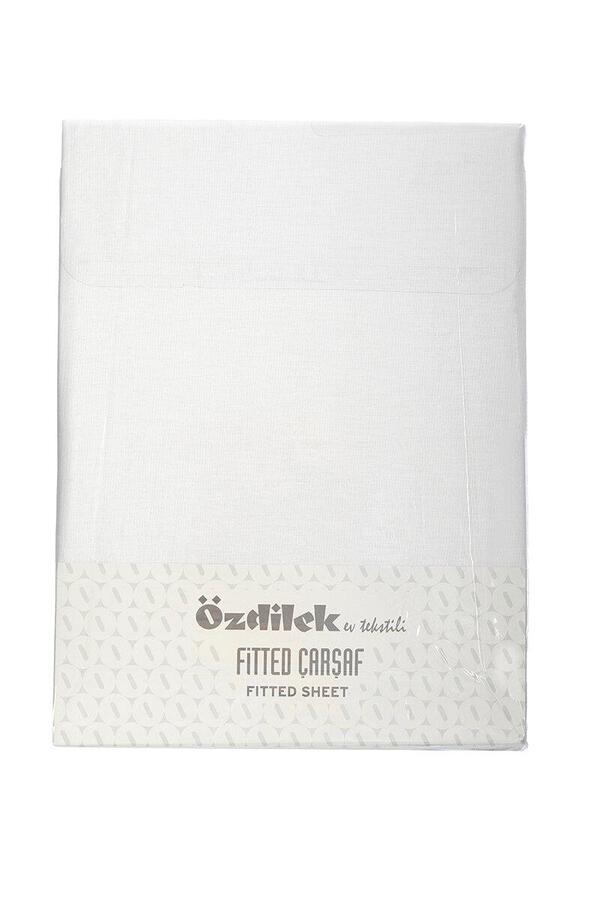 Özdilek Çarşaf Tek Kişilik Fitted 120*200 Trendy Beyaz