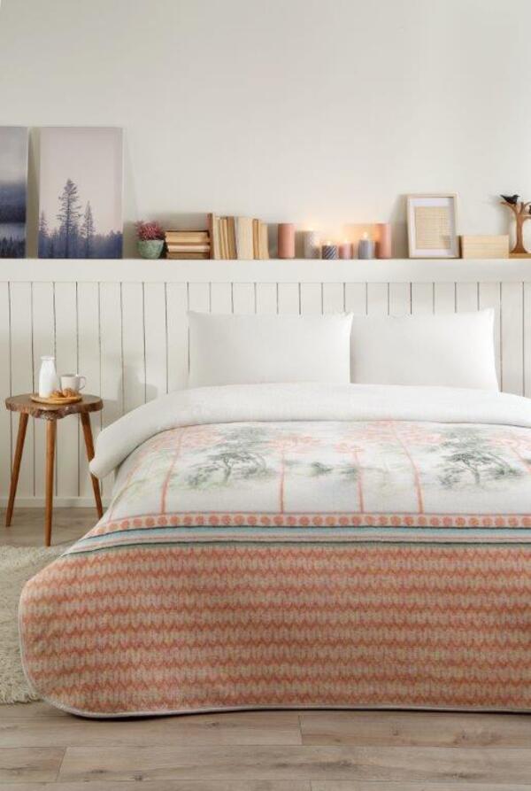 Özdilek Battaniye Çift Kişilik Prıme Nature Pembe