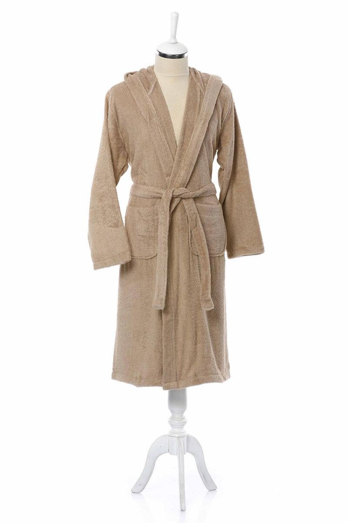 Özdilek Bornoz Kapşonlu Classic Xxxl Bej (Dy)