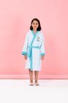 Özdilek Bornoz Çck. Dis. Nak.Frozen Snowflake 7-8 Y. Mavi