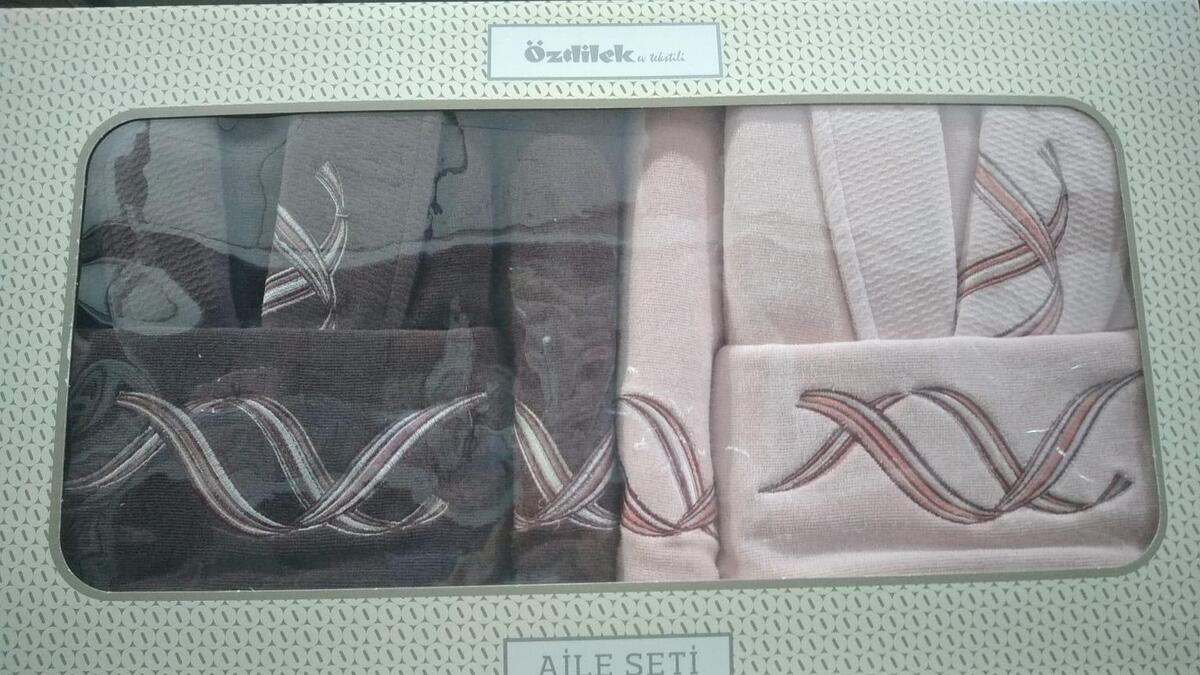 Özdilek Aile S. Pınk Wawe Bordo-Pembe (Dy)