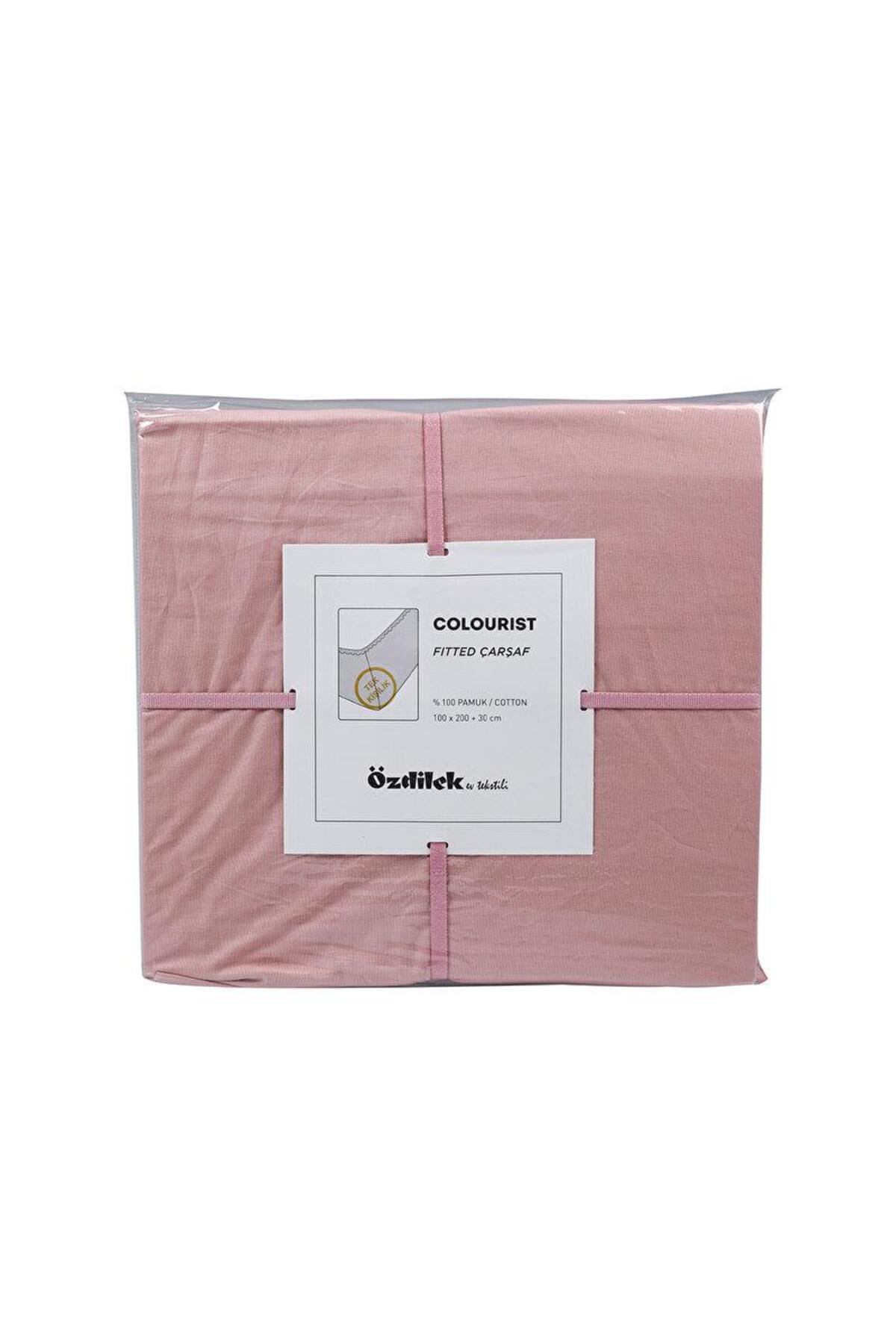 Özdilek Çarşaf Fitted 100*200 Colourıst A.Pembe