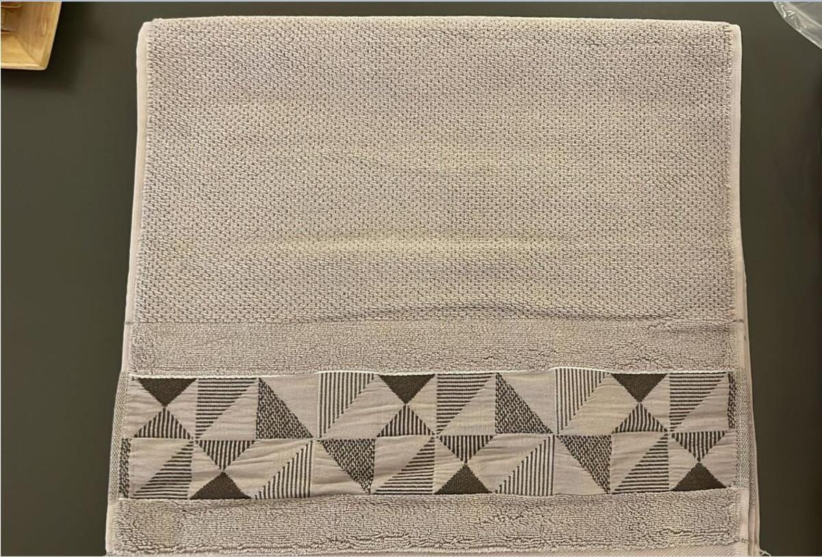 Özdilek Banyo Havlusu 90*150 Trangle Gri