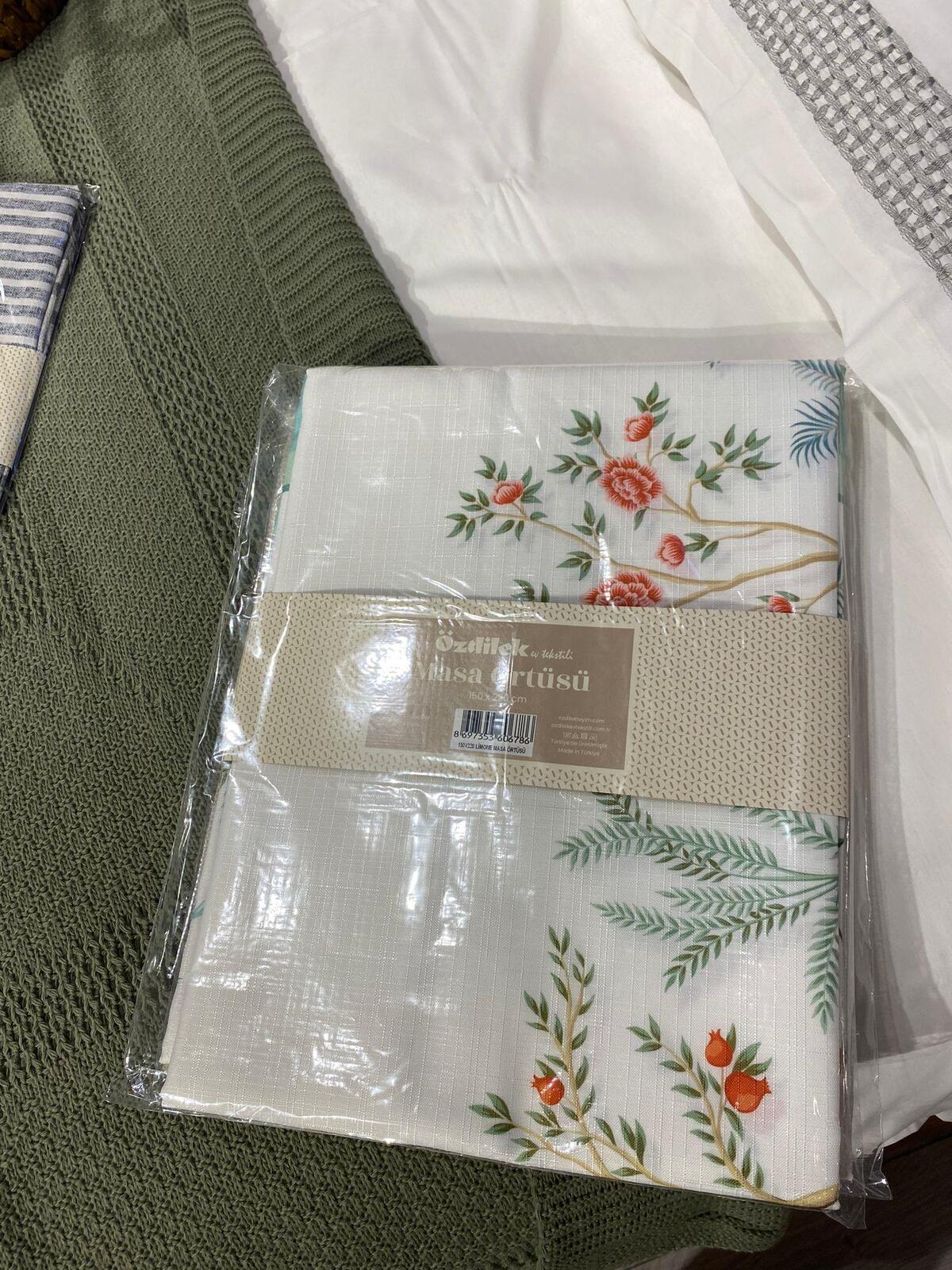 Özdilek Masa Örtüsü Baskılı 150*220 Lımone