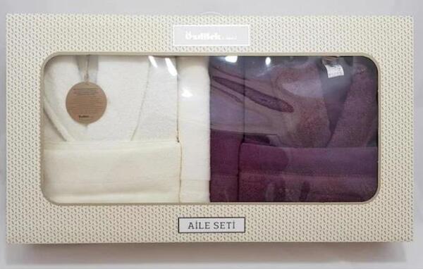 Özdilek Aile Seti Branch Krem-Mürdüm