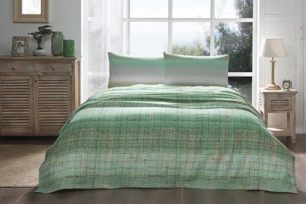 Özdilek Pike Takımı Tek Kişilik Ranforce Weave Yeşil