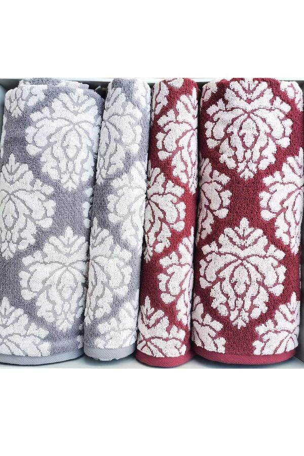 Özdilek Best Set Lıvıng Gri-Bordo