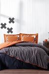 Özdilek Nevresim Takımı Tek Kişilik Ranforce Fitted Kudonta Oranj