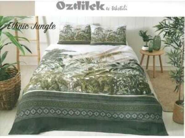 Özdilek Pike Takımı Tek Kişilik Ranforce Jungle Ethnic Yeşil