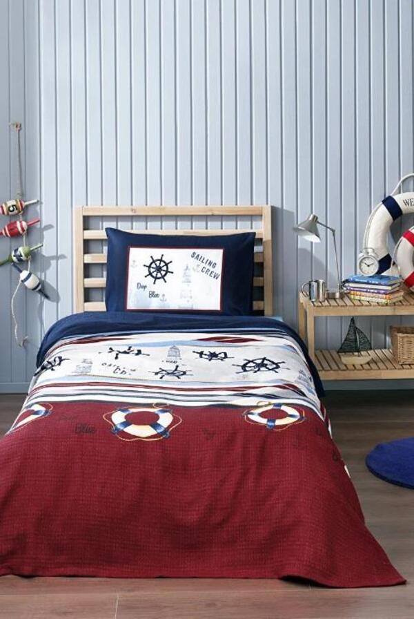 Özdilek Pike Takımı Tek Kişilik Ranforce Deep Blue Mavi