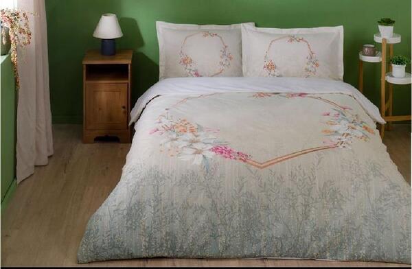 Özdilek Nevresim Takımı Çift Kişilik Kapitone Candıdum Krem