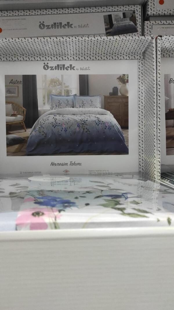 Özdilek Nevresim Takımı Tek Kişilik Ranforce Aster Lila