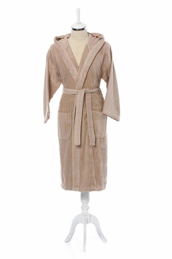 Özdilek Bornoz Kapşonlu Classic Xl Bej