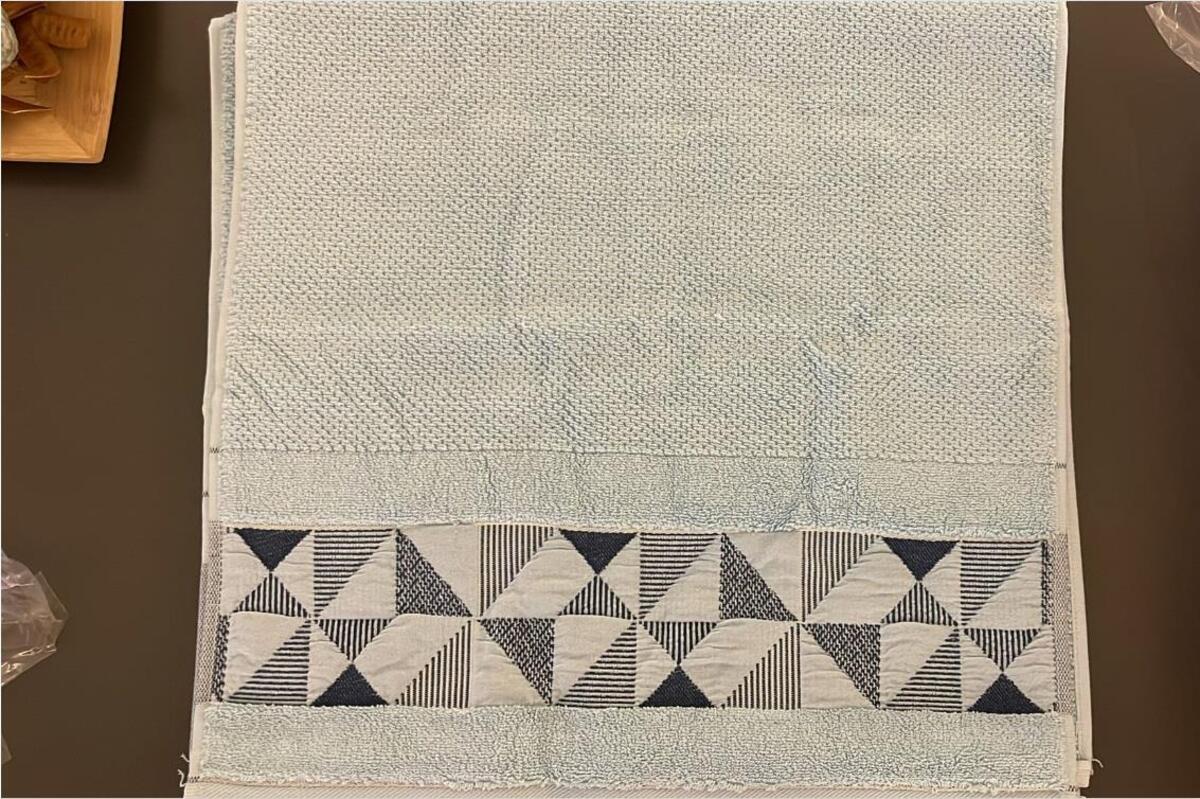 Özdilek Banyo Havlusu 90*150 Trangle Turkuaz
