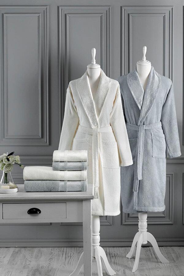 Özdilek Aile Seti Dory Krem-Gri