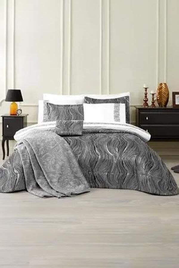 Özdilek Çeyiz Seti Novella Antrasit