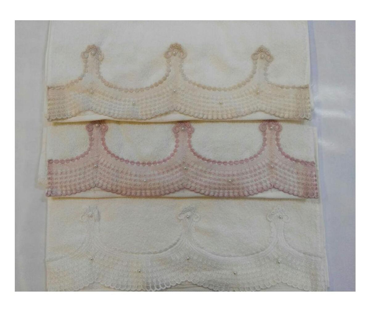 Özdilek Havlu 50*90 Güpürlü Beyza Krem