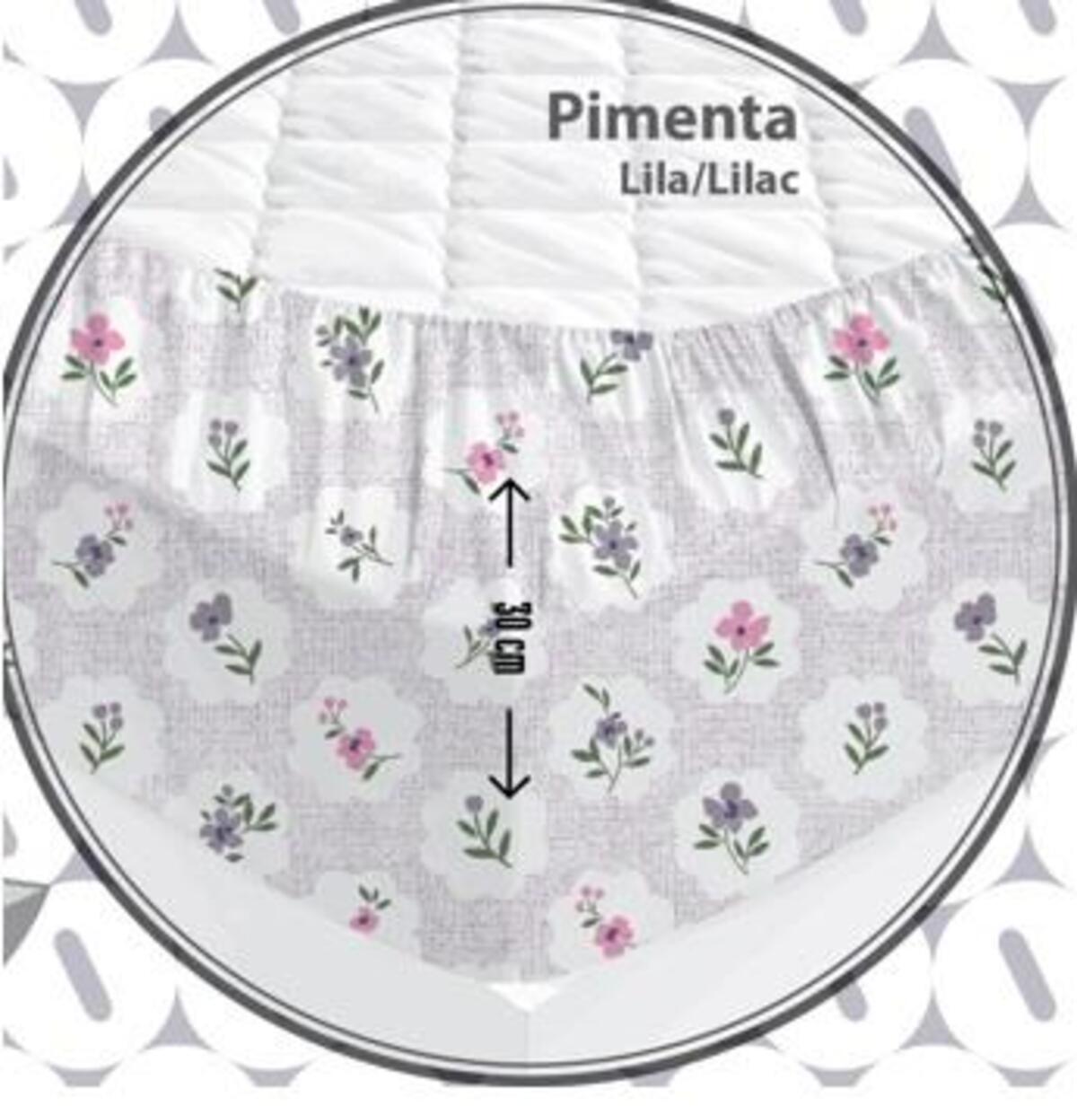 Özdilek Çarşaf Çift Kişilik Fitted 160*200 Pımenta Lila (Dy)