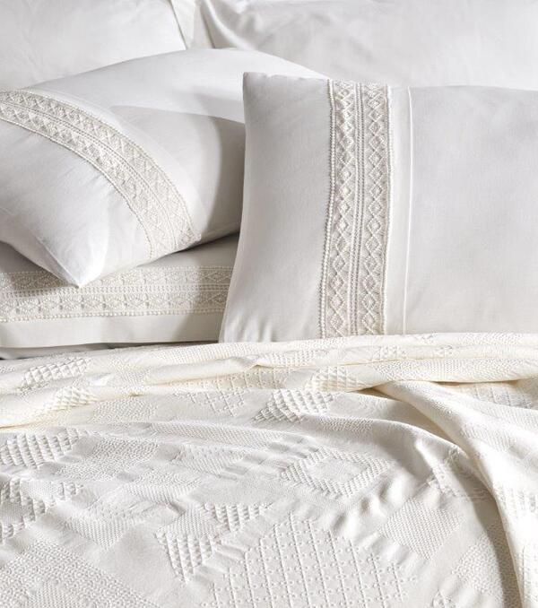 Özdilek Gelin Seti Pikeli Tıara Krem