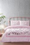Özdilek Nevresim Takımı Çift Kişilik Ranforce Fleur Rose Pembe