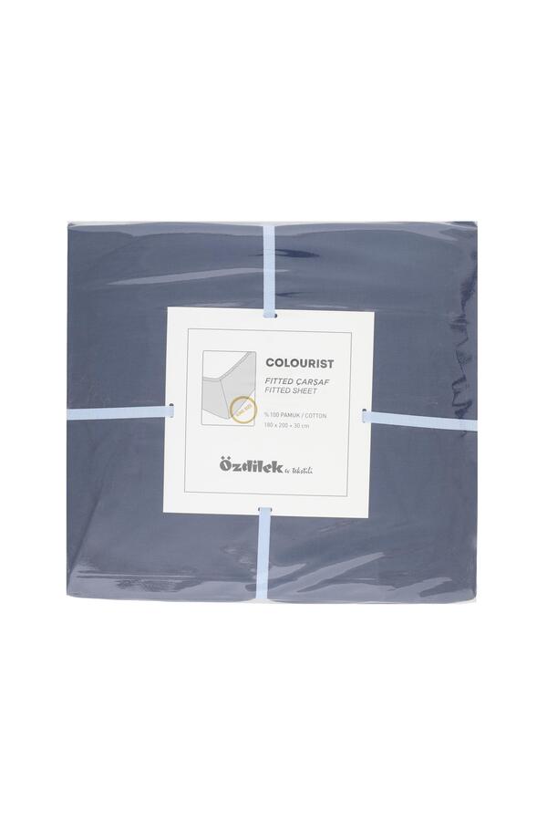 Özdilek Çarşaf Çift Kişilik Fitted 160*200 Colourıst Indıgo